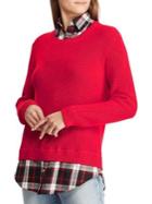 Lauren Ralph Lauren Layered Cotton Sweater