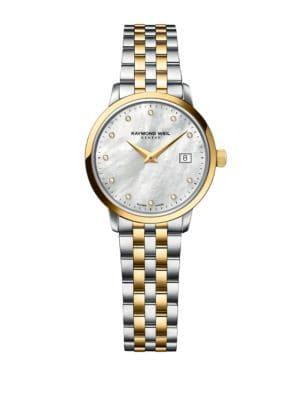 Raymond Weil Toccata Silver And Goldtone Diamond Watch