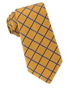 Black Brown Microdot Grid Silk Tie