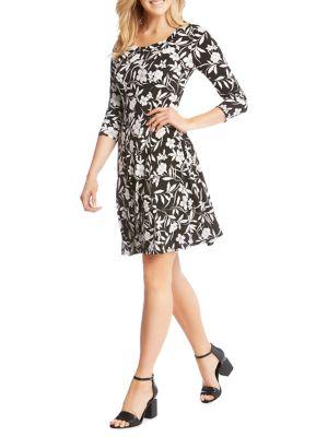 Karen Kane Printed A-line Dress