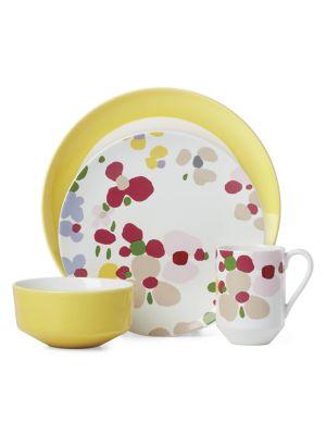 Kate Spade New York 4-piece Nolita Blush Floral Dining Set