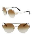 Versace 60mm Round Sunglasses, Ve2184