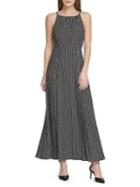 Donna Karan Stripe Maxi Dress