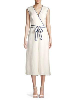 Adrianna Papell Wide-leg Cropped Jumpsuit