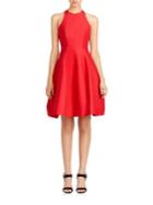 Halston Heritage Structured Cutout Dress