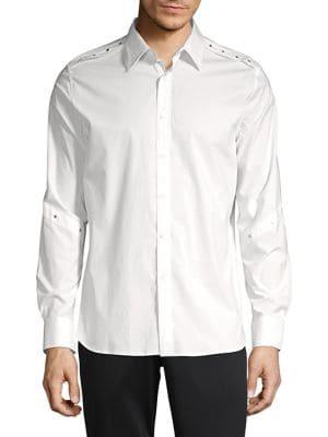 Karl Lagerfeld Studded Long-sleeve Shirt