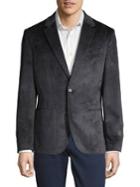 Karl Lagerfeld Paris Chenile Plaid Sportcoat