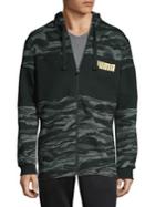 Puma Logo Camouflage Hooded Jacket