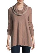 Free People Cotton Cowlneck Sweater