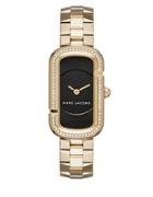 Marc Jacobs The Jacobs Goldtone Stainless-steel Two-hand Bracelet Watch