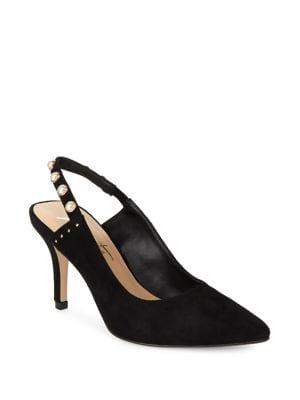 Nanette By Nanette Lepore Stella Faux Pearl Suede Pumps