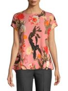 Lord & Taylor Floral High-low Top