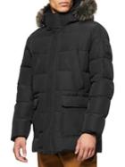 Marc New York Faux Fur Trim Hooded Parka