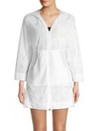 J Valdi Zip-up Hooded Tunic