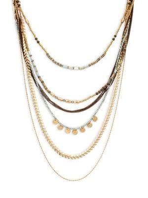 Design Lab Six-strand Layered Necklace