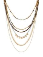 Design Lab Six-strand Layered Necklace