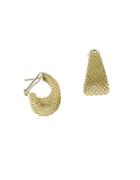 Roberto Coin 18k Yellow Gold Dome Drop Earrings