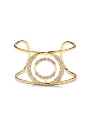 Vince Camuto Crystal Goldtone Cuff Bracelet