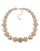 Carolee Colored Pearl Stone Necklace