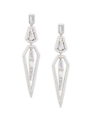 Nadri Zelda Linear Spike Earrings