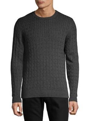 Selected Homme Cable-knit Cotton Sweater