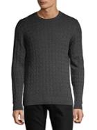 Selected Homme Cable-knit Cotton Sweater