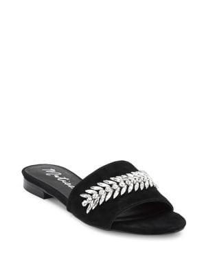 Matisse Millie Bejeweled Suede Sandals