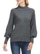 Vince Camuto Estate Jewels Ribbed Balloon Sleeve Sweater