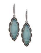 Jenny Packham Crystal Faceted Drop Earrings