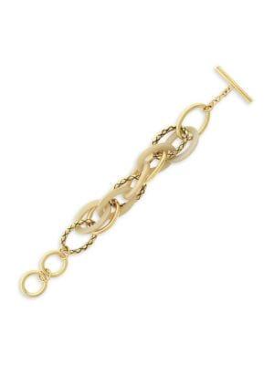 Etienne Aigner Horn & Bone Multi-link Bracelet