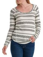 Lucky Brand Tribal-print Cotton Top