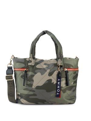 Tommy Hilfiger Kensington Camo-printed Shopper Bag