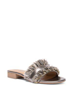 Nic+zoe Sandy 3 Fringed Slides