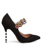 Betsey Johnson Jodie Embellished Point-toe Pumps