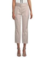 Dorothy Perkins Belted Sateen Cropped Pants