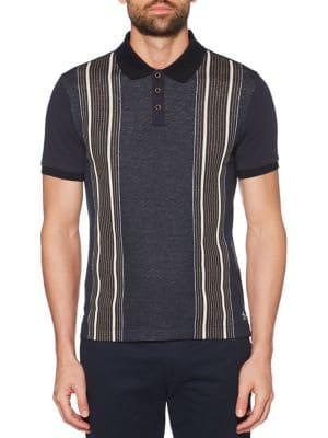 Original Penguin Vertical Striped Polo Shirt