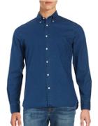Brooks Brothers Red Fleece Cotton Chambray Sportshirt