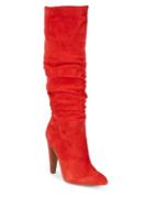 Steve Madden Carrie Leather Stiletto Boots