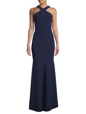 Betsy & Adam Sleeveless Mermaid Gown