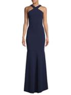 Betsy & Adam Sleeveless Mermaid Gown