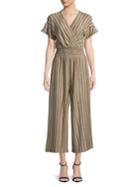 Marella Sonal Smocked Waist Wide-leg Jumpsuit