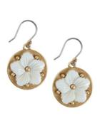 Lucky Brand Floral Tribes Two-tone Drop Earrings