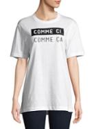 French Connection Comme Ci Comme Ca Cotton Tee
