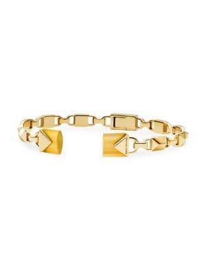 Michael Kors Mercer Sterling Silver & Agate Cuff Bracelet
