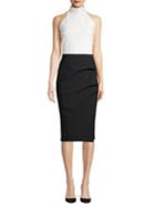 Chiara Boni La Petite Robe Sabinka High-neck Halter Dress