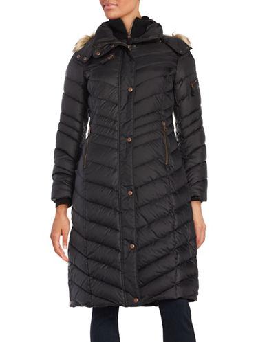 Marc New York Hooded Faux Fur Trimmed Extreme Puffer Coat
