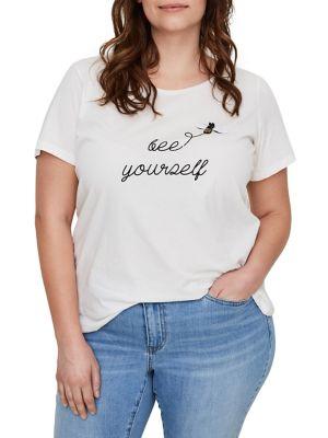 Junarose Plus Keala Short-sleeve Cotton Tee