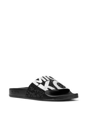 Michael Michael Kors Gilmore Studded Graphic Slides