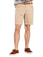 Brooks Brothers Red Fleece Embroidered Car Chino Shorts