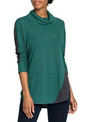 Nic+zoe Petite Essence Cowlneck Sweater